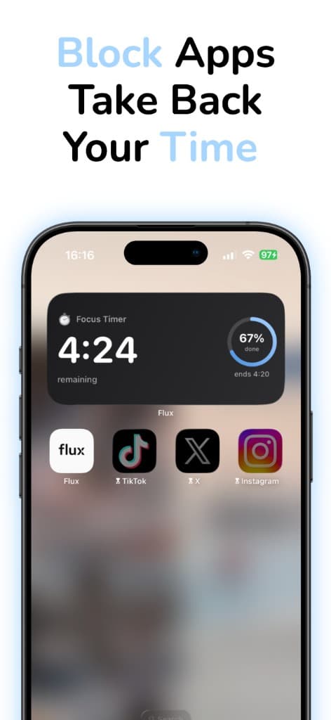 Flux Focus Timer Widget